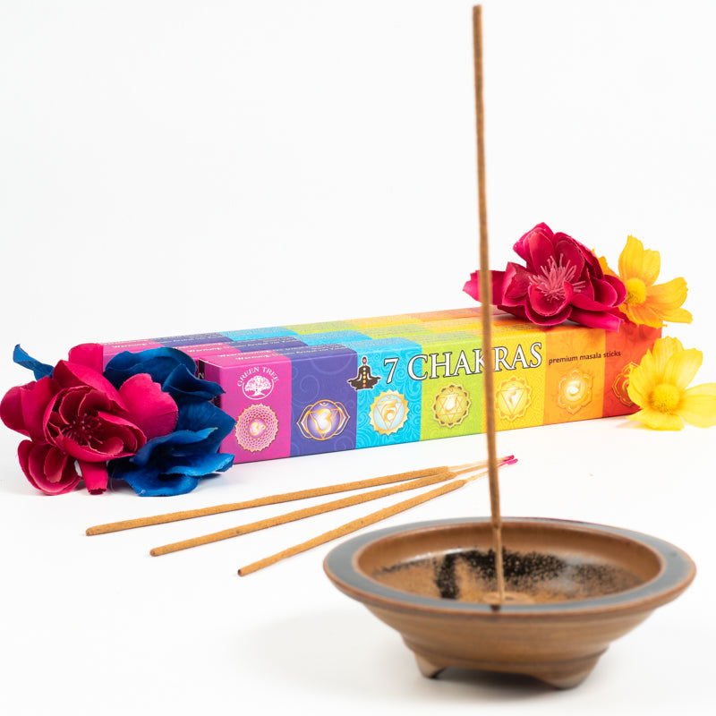 7 Chakras Incense Incense Green Tree