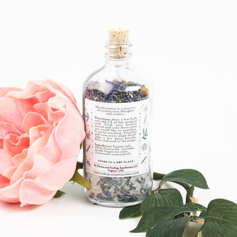 Flowers & Feelings Ritual Bath Body Care: Bath Salts Crystal Magic online 