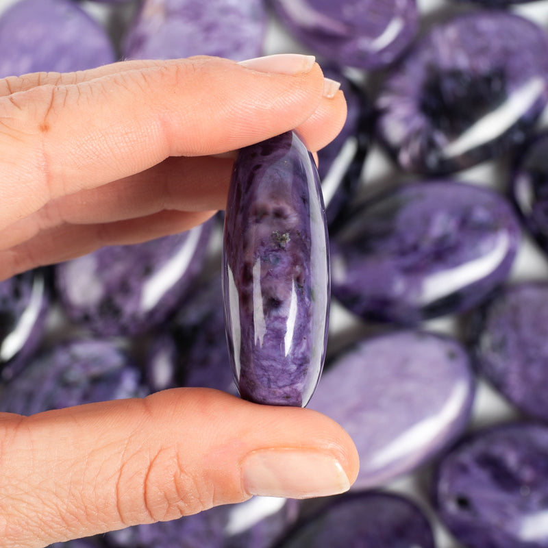 Charoite Palm Stone Crystal Palm Stones Crystal Magic