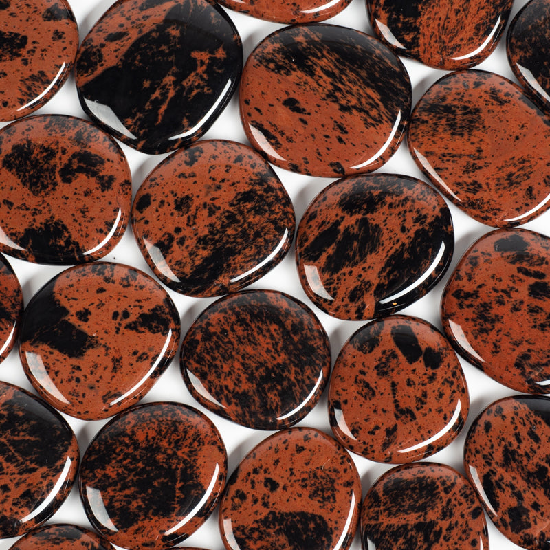 Mahogany Obsidian Palm Stone Crystal Palm Stones Crystal Magic
