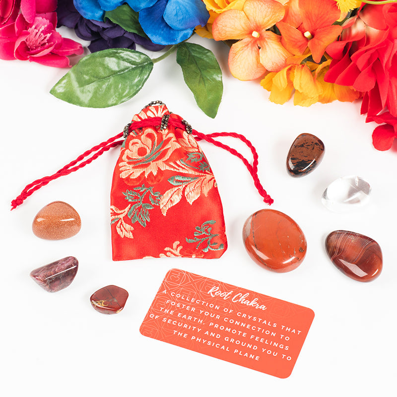 Root Chakra Stone Bundle Crystal Bundle Crystal Magic online