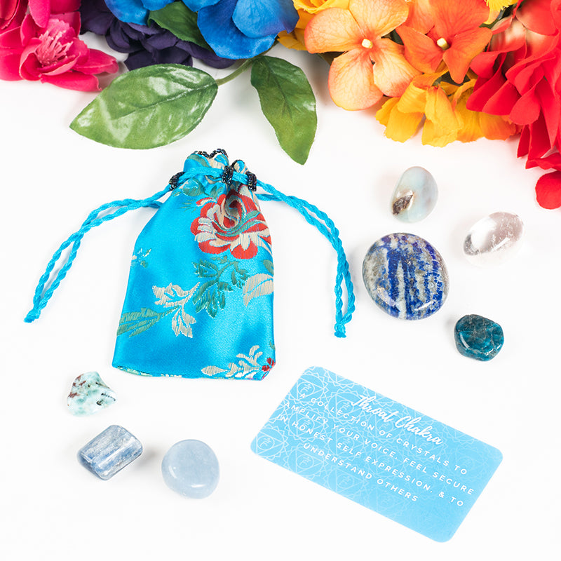 Throat Chakra Stone Bundle Crystal Bundle Crystal Magic online