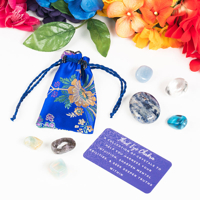 Third Eye Chakra Stone Bundle Crystal Bundle Crystal Magic online