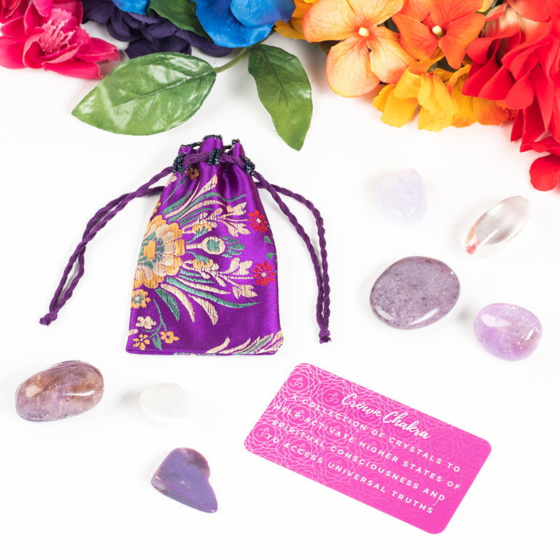 Crown Chakra Stone Bundle Crystal Bundle Crystal Magic online