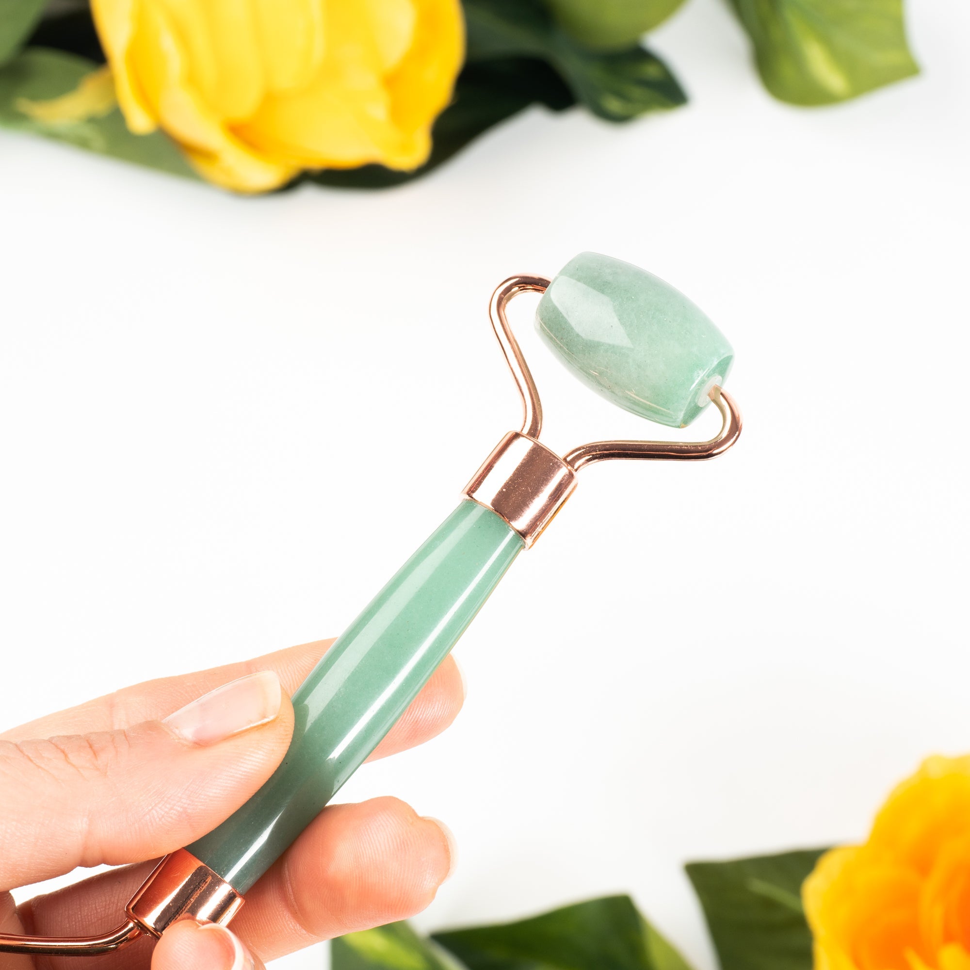 Green Aventurine Massage Roller Body Care: Massage Roller Crystal Magic online