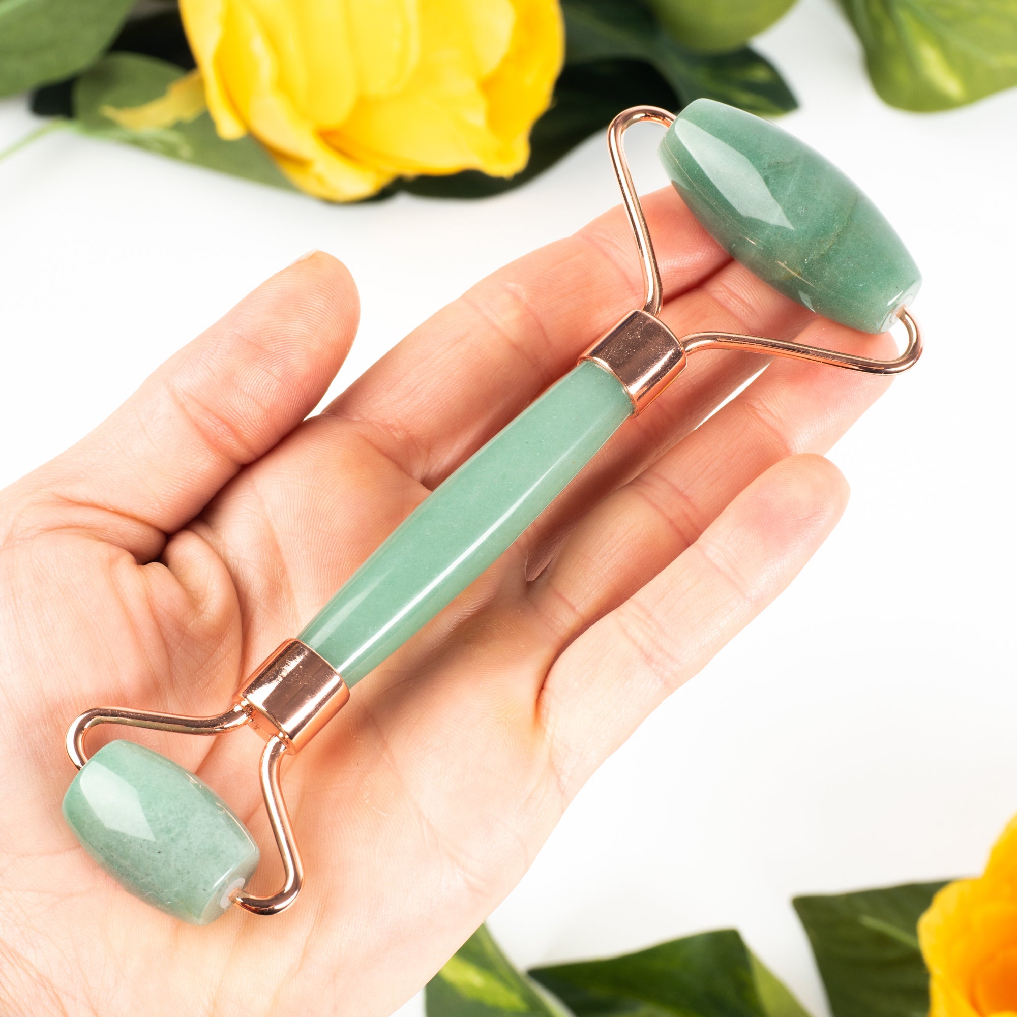 Green Aventurine Massage Roller Body Care: Massage Roller Crystal Magic online