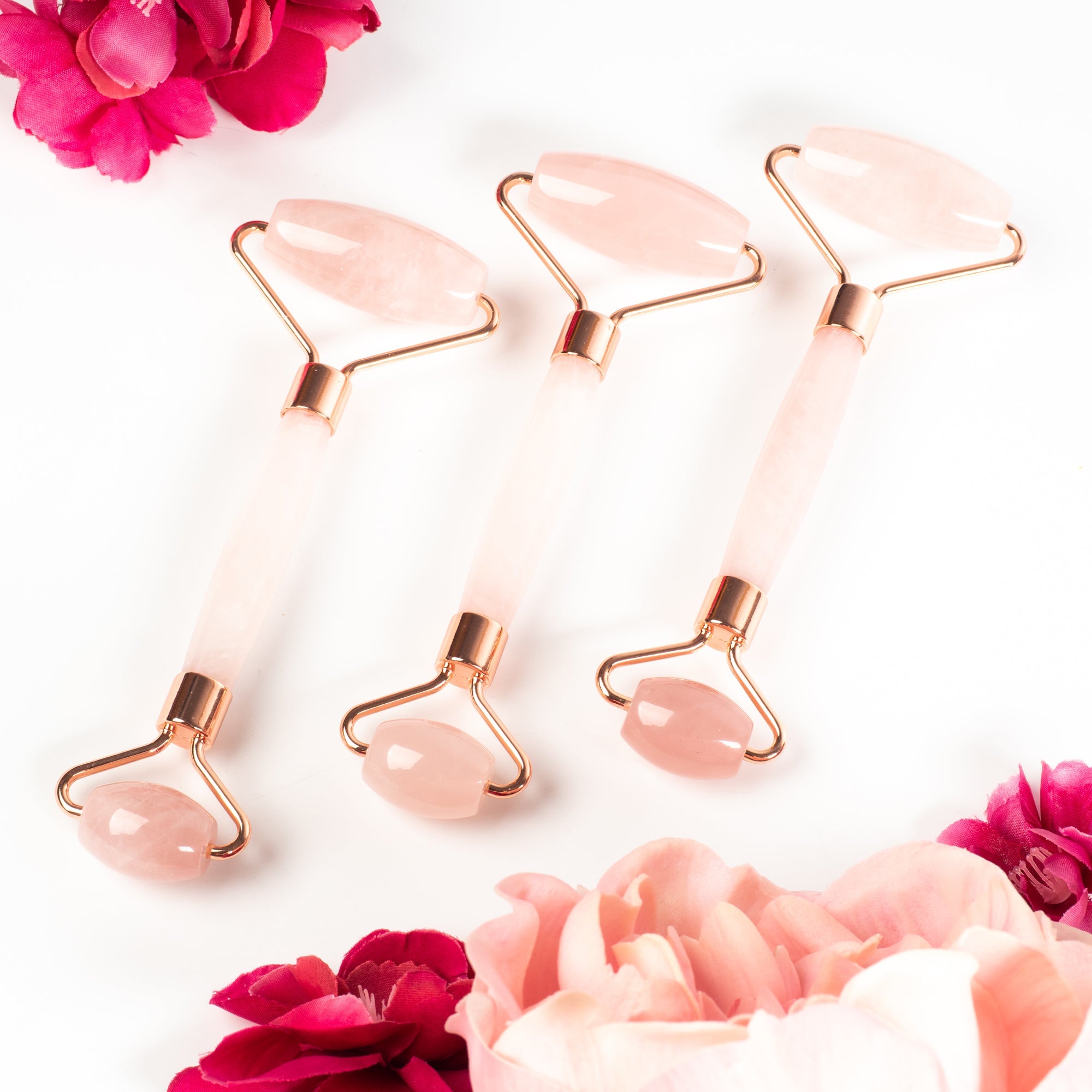 Rose Quartz Massage Roller Body Care: Massage Roller Crystal Magic online 