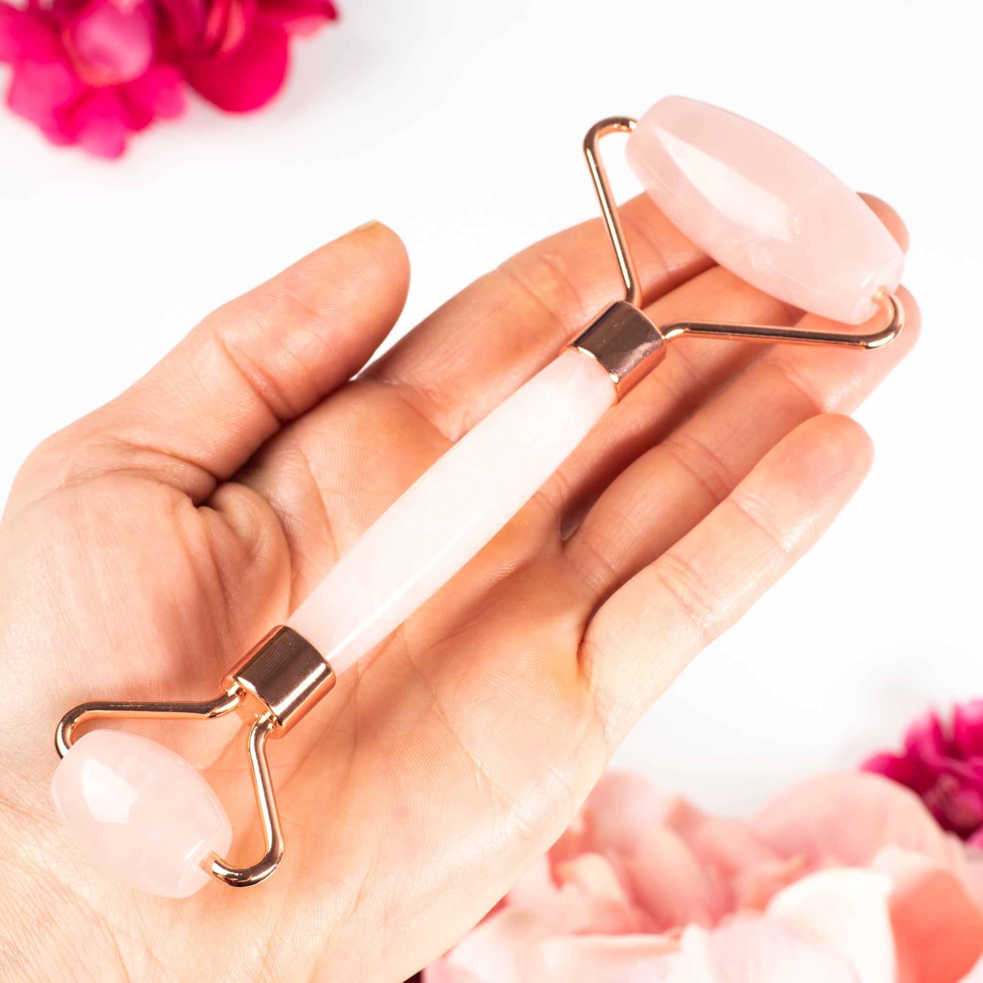Rose Quartz Massage Roller Body Care: Massage Roller Crystal Magic online
