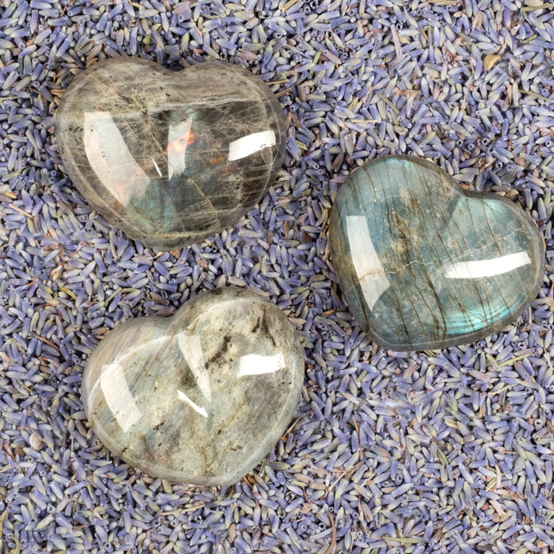 Labradorite Heart Crystal Heart Crystal Magic