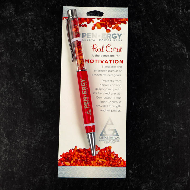 Penergy Pens Gifts & Decor Crystal Magic online Red Coral 