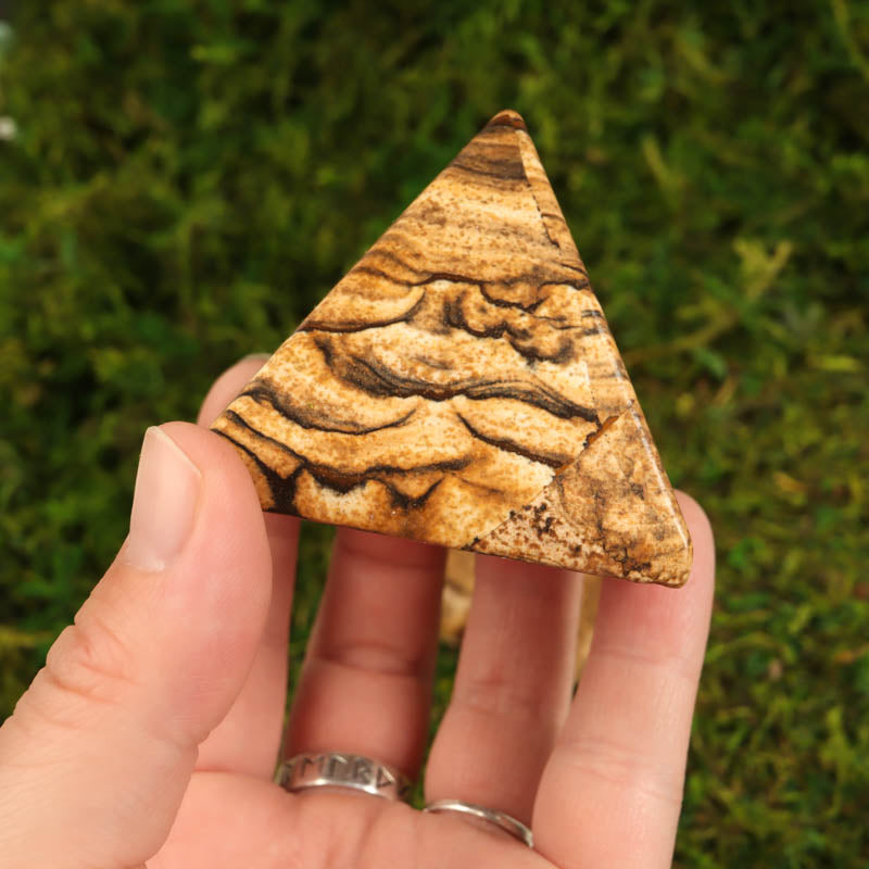 Picture Jasper Pyramid Crystal Pyramid Crystal Magic Large