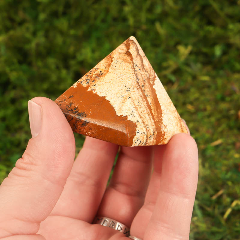 Picture Jasper Pyramid Crystal Pyramid Crystal Magic Medium