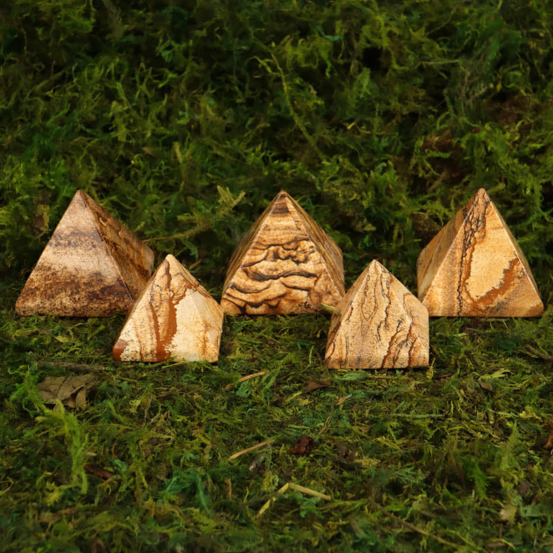 Picture Jasper Pyramid Crystal Pyramid Crystal Magic