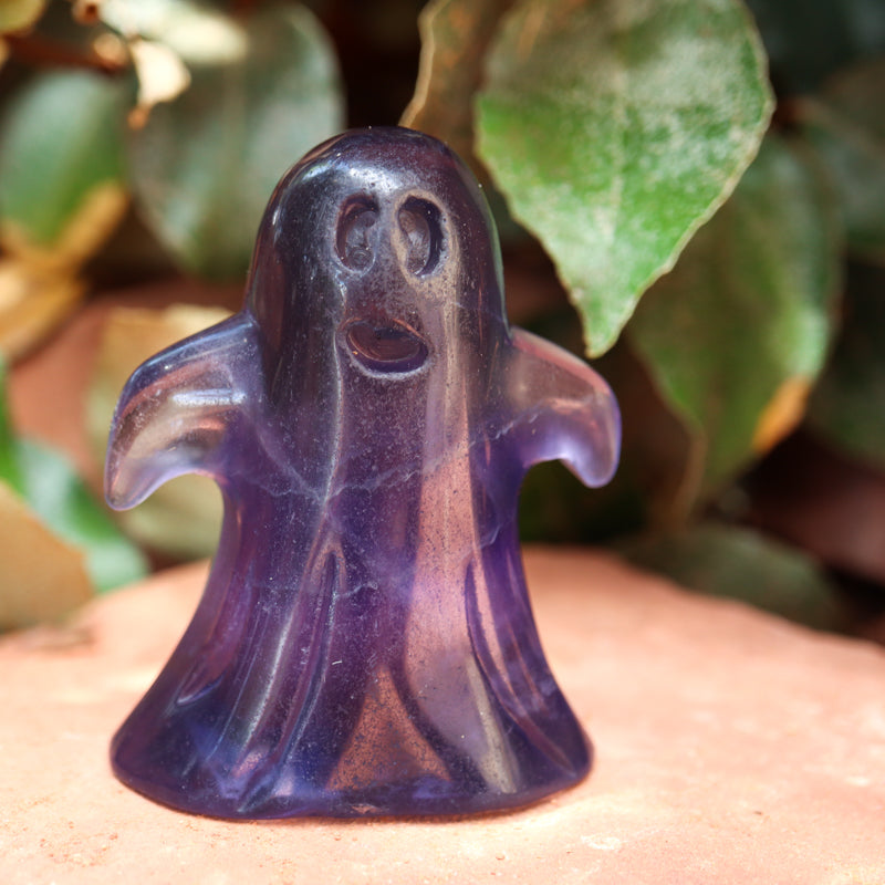 Lepidolite Ghost Crystal Carving Crystal Carving Crystal Magic