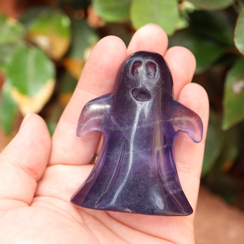Lepidolite Ghost Crystal Carving Crystal Carving Crystal Magic
