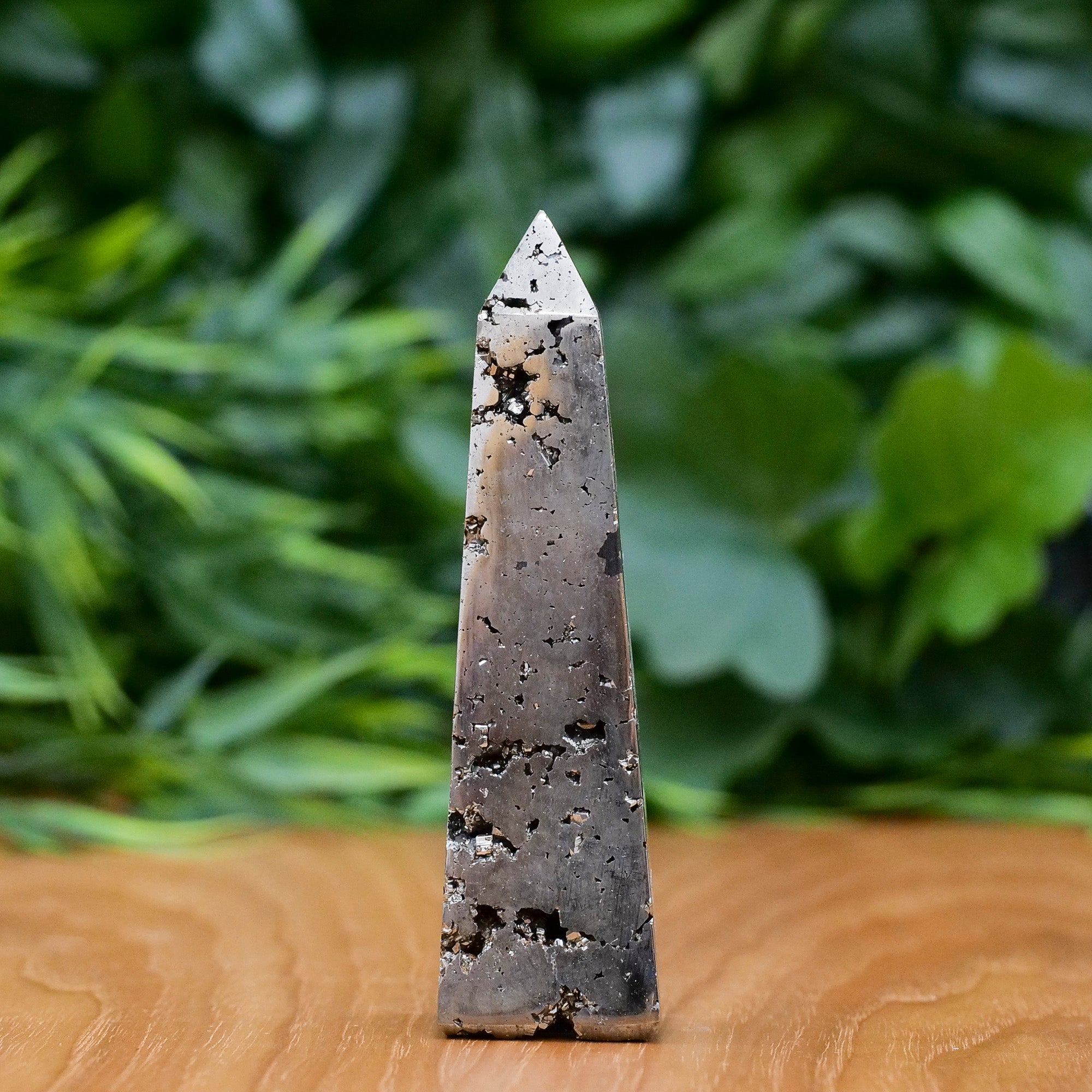 Pyrite Obelisk Crystal Obelisk Crystal Magic