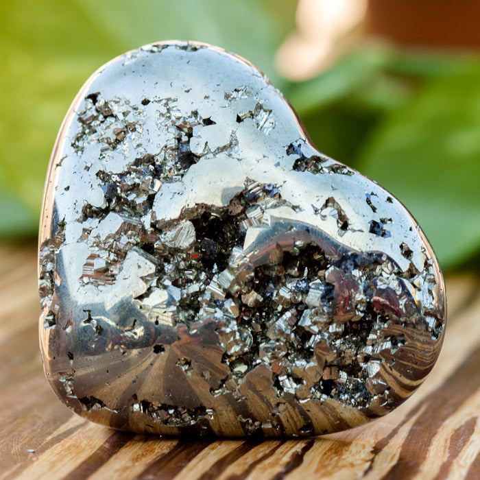 Pyrite Heart Crystal Heart Crystal Magic