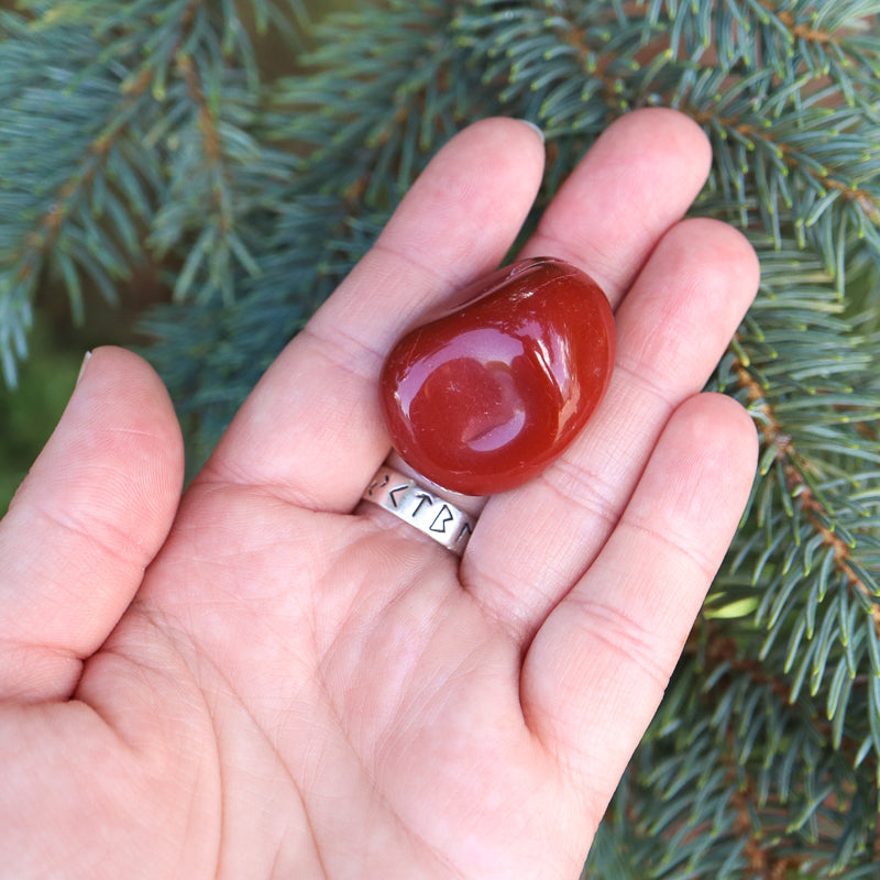 Red Jasper Tumbled Crystal Tumbled Aries