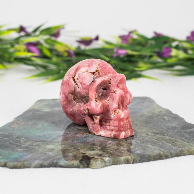 Rhodochrosite Skull Crystal Skull Crystal Magic