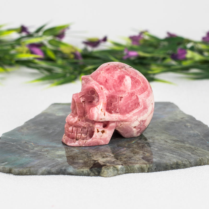 Rhodochrosite Skull Crystal Skull Crystal Magic