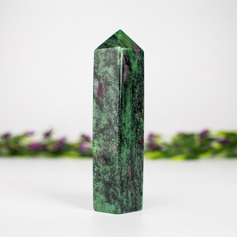 Ruby Zoisite Point Crystal Point Crystal Magic