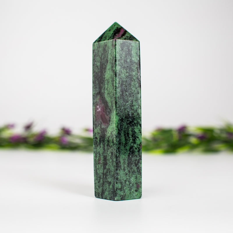 Ruby Zoisite Point Crystal Point Crystal Magic 