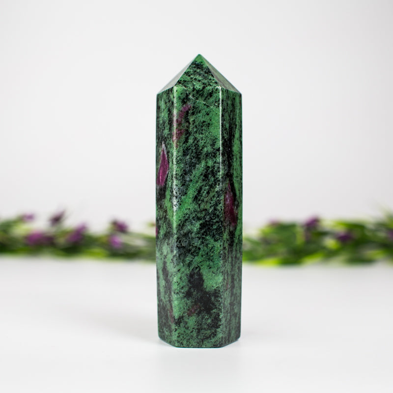 Ruby Zoisite Point Crystal Point Crystal Magic