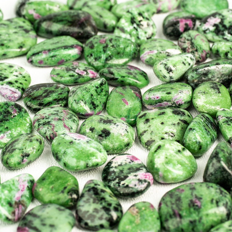 Ruby Zoisite Tumbled Crystal Tumbled Crystal Magic