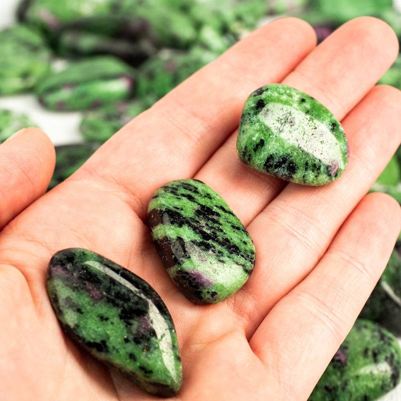 Ruby Zoisite Tumbled Crystal Tumbled Crystal Magic 1