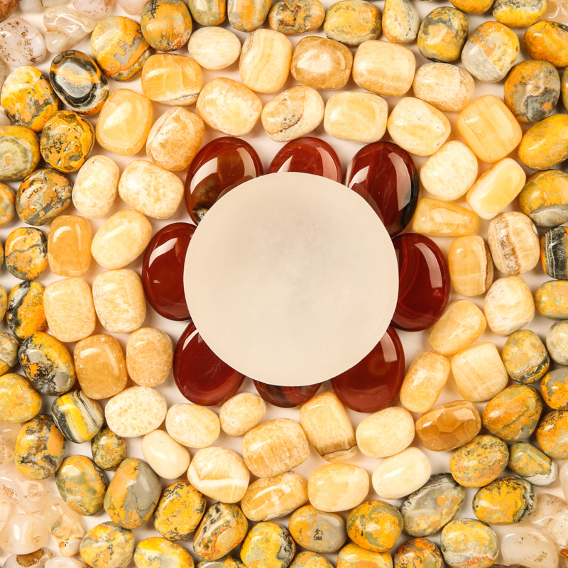 Sacral Chakra Stone Bundle Crystal Bundle Crystal Magic online Selenite Bowl