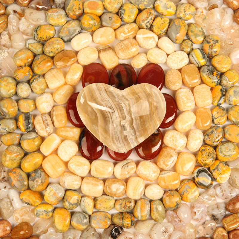 Sacral Chakra Stone Bundle Crystal Bundle Crystal Magic online Brown Onyx Bowl