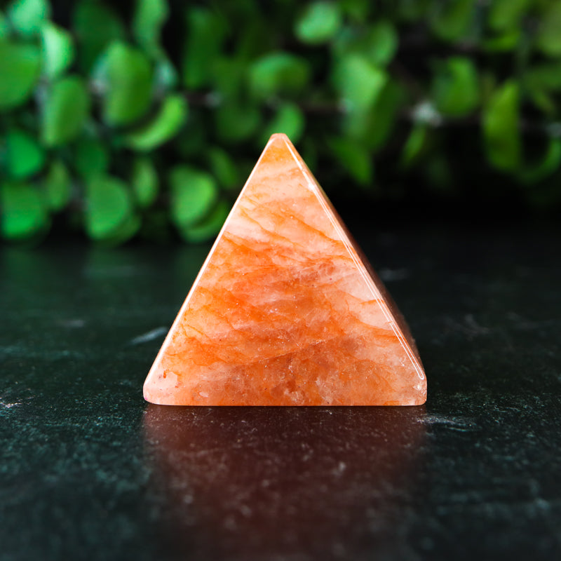 Hematoid Quartz Pyramid