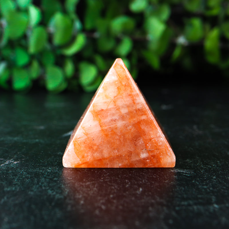 Hematoid Quartz Pyramid