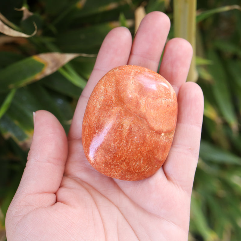 Sedona Jasper Palm Stone Crystal Palm Stones Crystal Magic