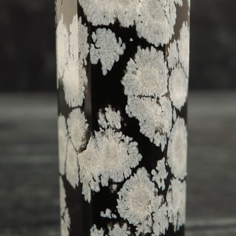 Snowflake Obsidian Point