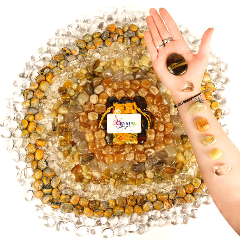 Solar Plexus Chakra Stone Bundle Crystal Bundle Crystal Magic online