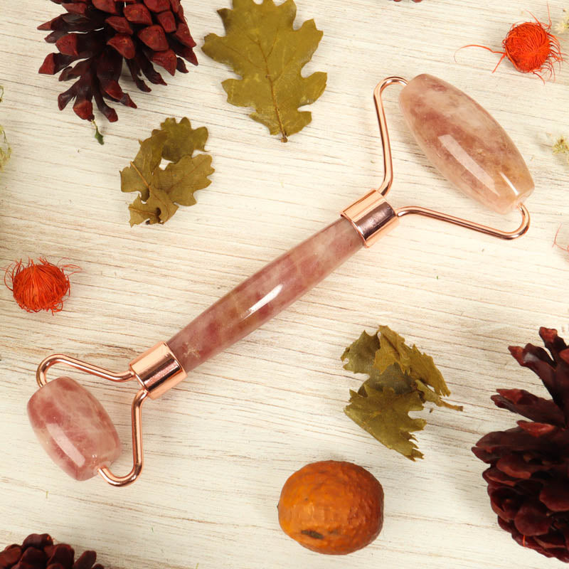 Strawberry Quartz Massage Roller Body Care: Massage Roller Crystal Magic online 