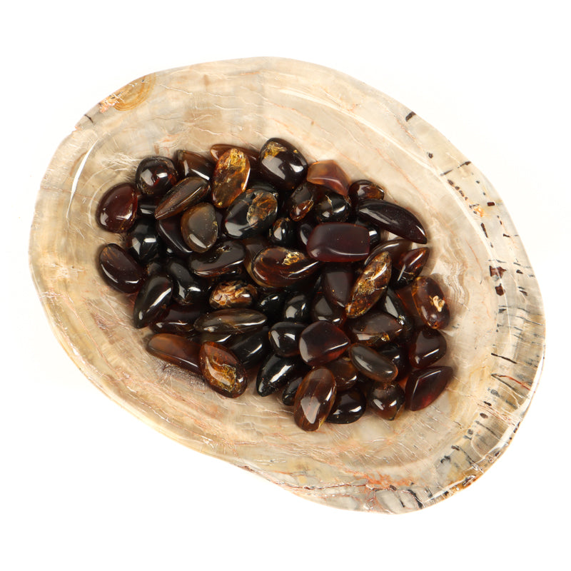 Sumatran Amber Tumbled Crystal Tumbled Aries