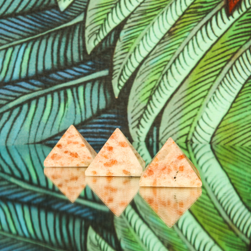 Sunstone Pyramid Crystal Pyramid Crystal Magic Small