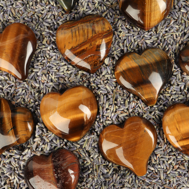 Tiger's Eye Heart Crystal Heart Crystal Magic