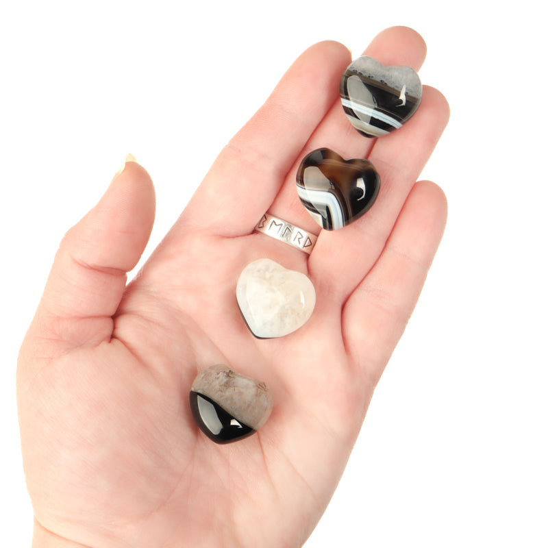 Smoky Quartz Tiny Heart Crystal Heart Crystal Magic