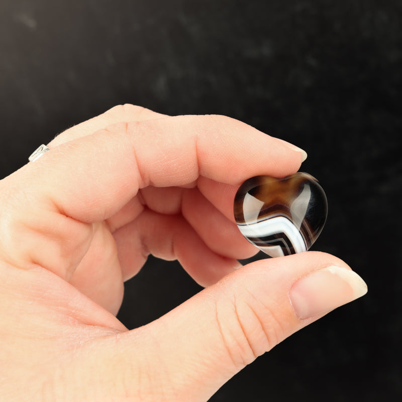 Smoky Quartz Tiny Heart Crystal Heart Crystal Magic