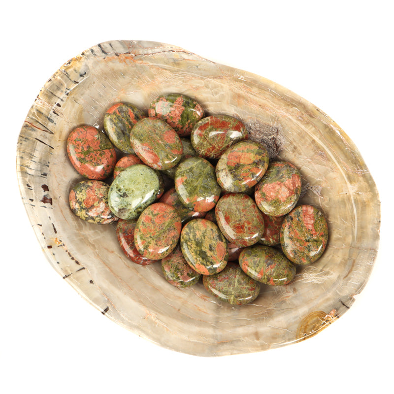 Unakite Palm Stones & Worry Stones