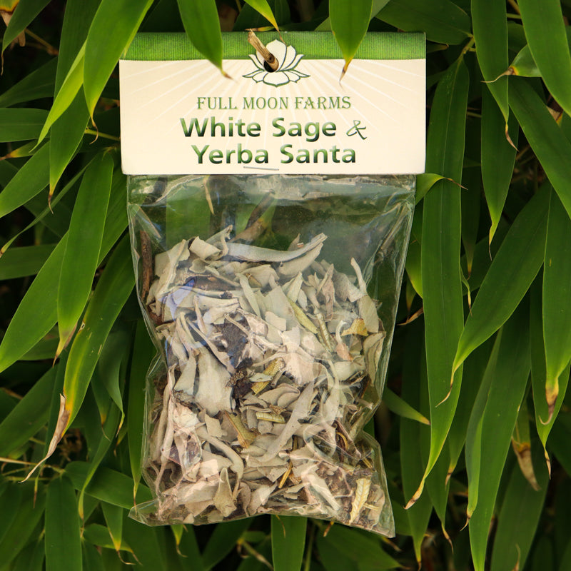 White Sage & Yerba Santa Mix Incense Full Moon Farms 