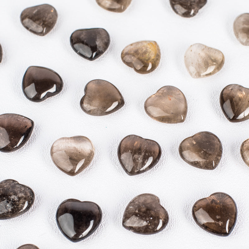 Smoky Quartz Heart Crystal Heart Crystal Magic