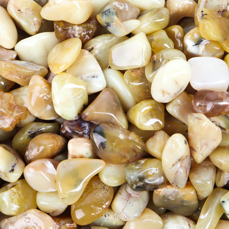 Yellow Opal Tumbled Crystal Tumbled Crystal Magic