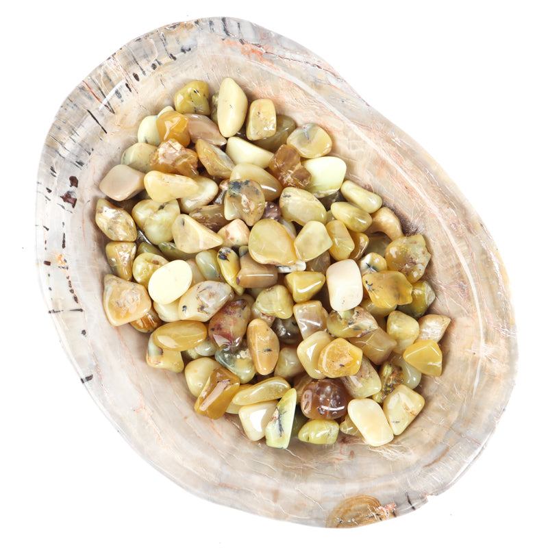 Yellow Opal Tumbled Crystal Tumbled Crystal Magic