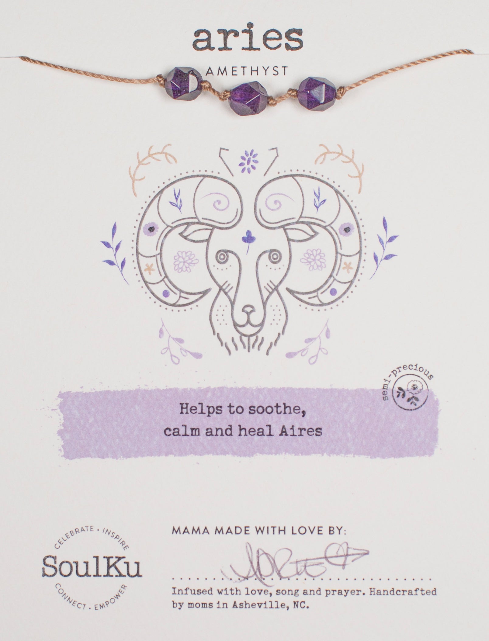 SoulKu Zodiac Necklaces Jewelry: Necklace Aries Aries 