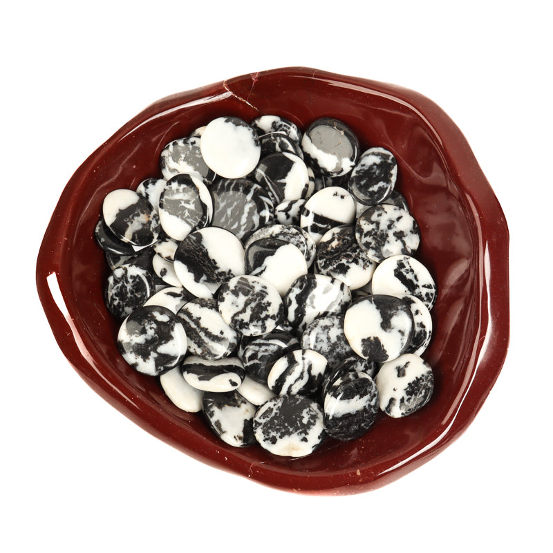 Zebra Jasper Palm Stone