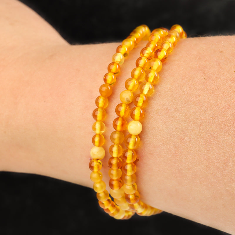Reconstructed Amber Bracelet Jewelry: Bracelet Crystal Magic